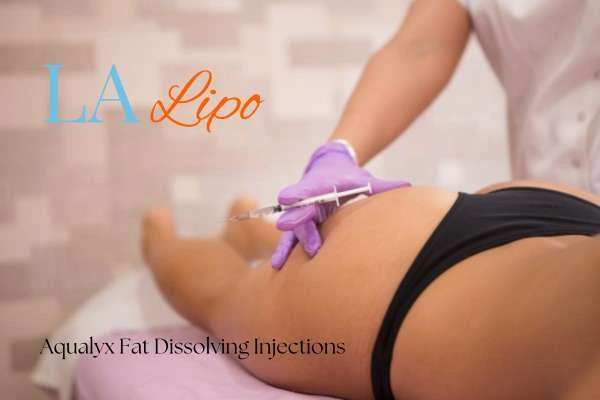 Woman having fat dissolving injections Acocks Green on thighs