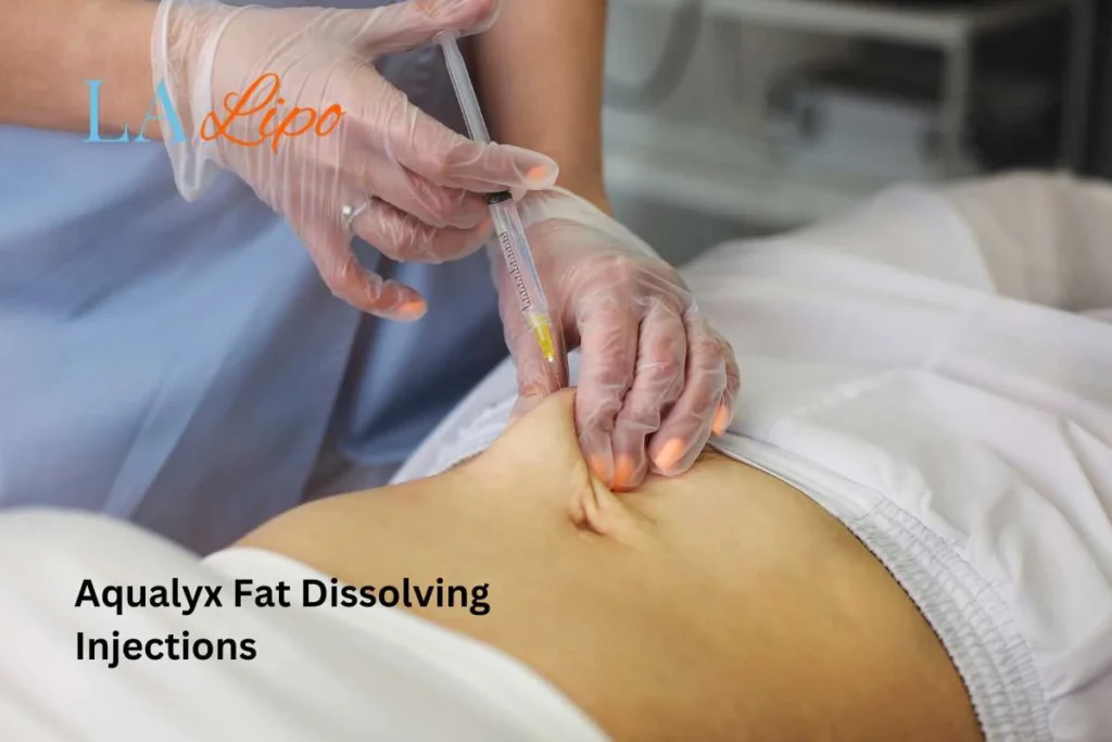 woman having fat dissolving injections Acocks Green in the stomach