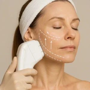 Woman having HI-FU to reduce wrinkles call LA LIPO Acocks Green Now!