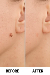 Skin tags removal Acocks Green before and after