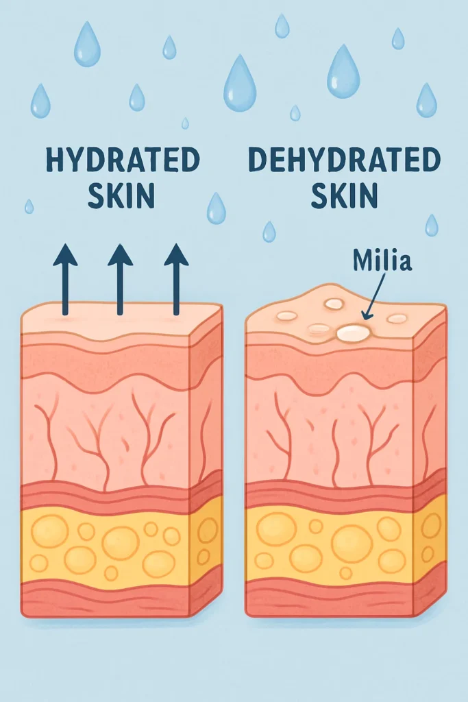 The importance of hydration and milia production Acocks Green