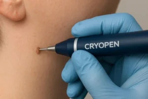 Person receiving skin tag removal Acocks Green